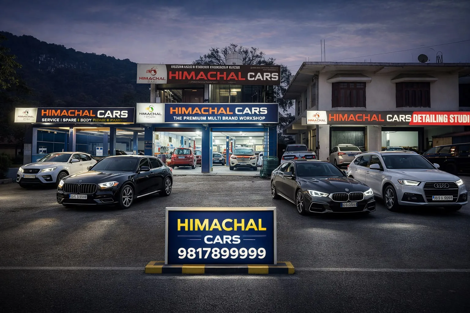 Himachal Cars workshop in Kangra